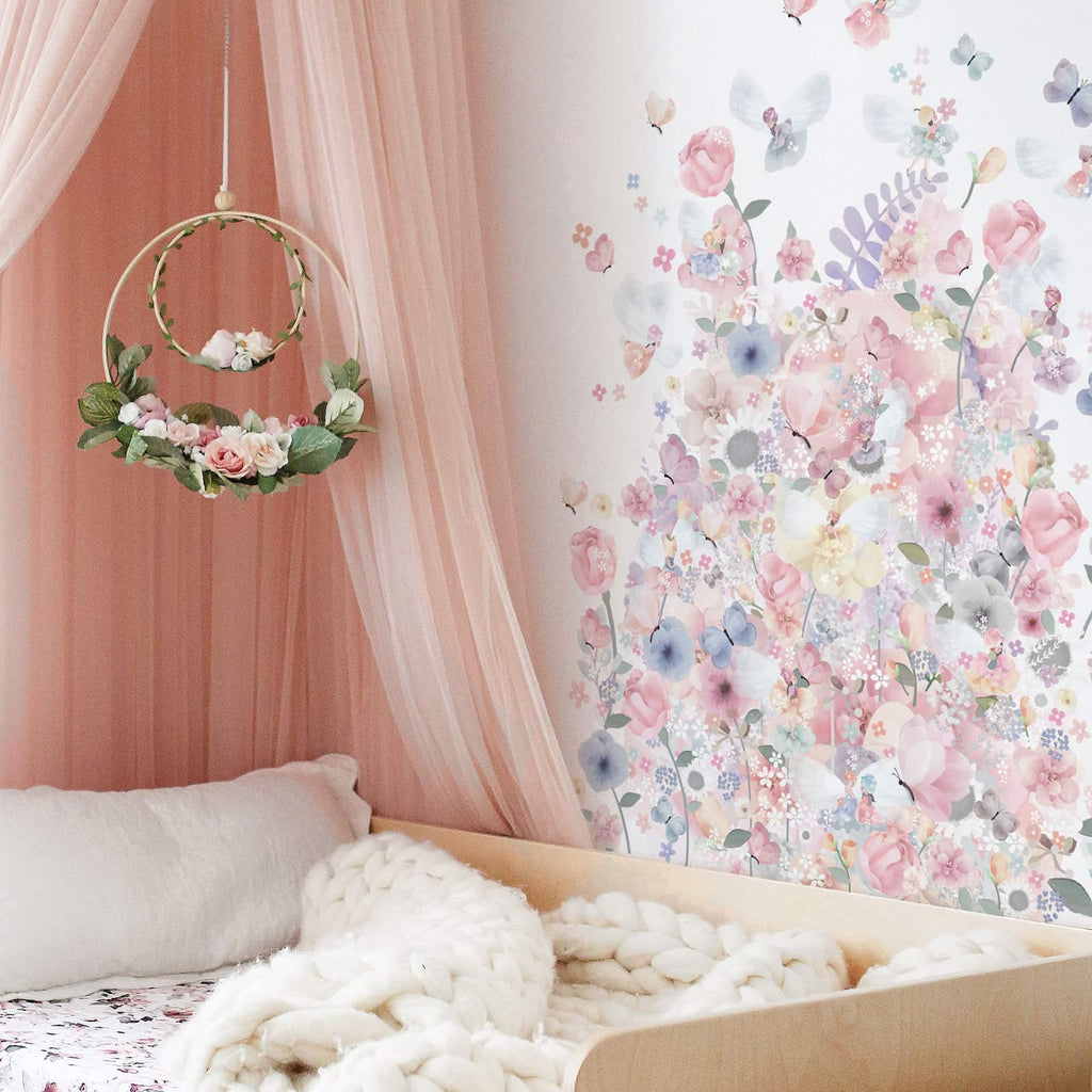 Fairy Garden Wall Sticker I Schmooks Nursery, bedroom wall art