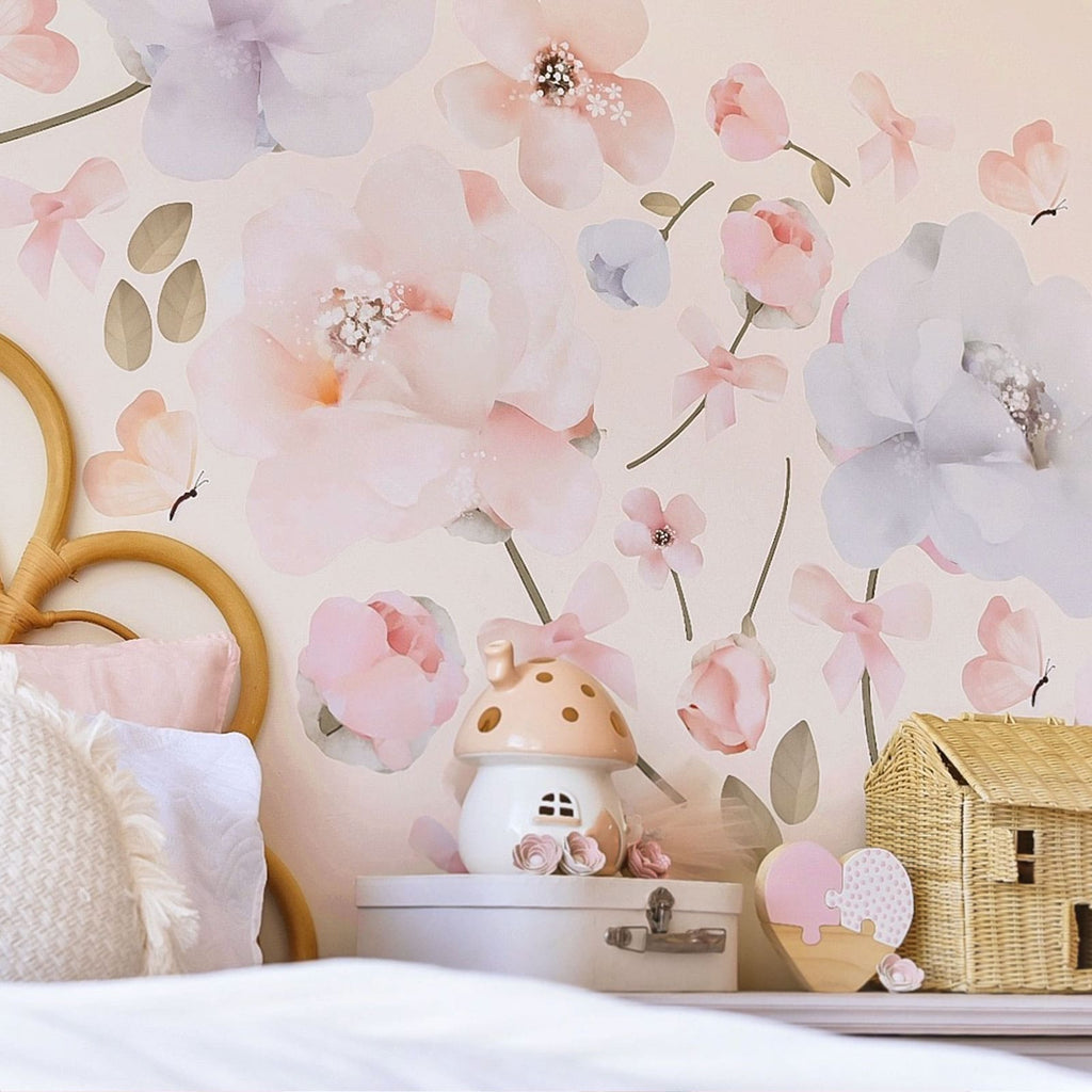 Bows and Roses Wall Sticker - Schmooks 